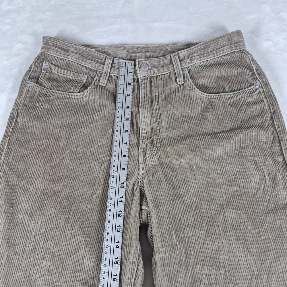 Levi's Premium 578 Baggy Corduroy Pants Men's 33x30 Brown Relaxed Casual Comfort